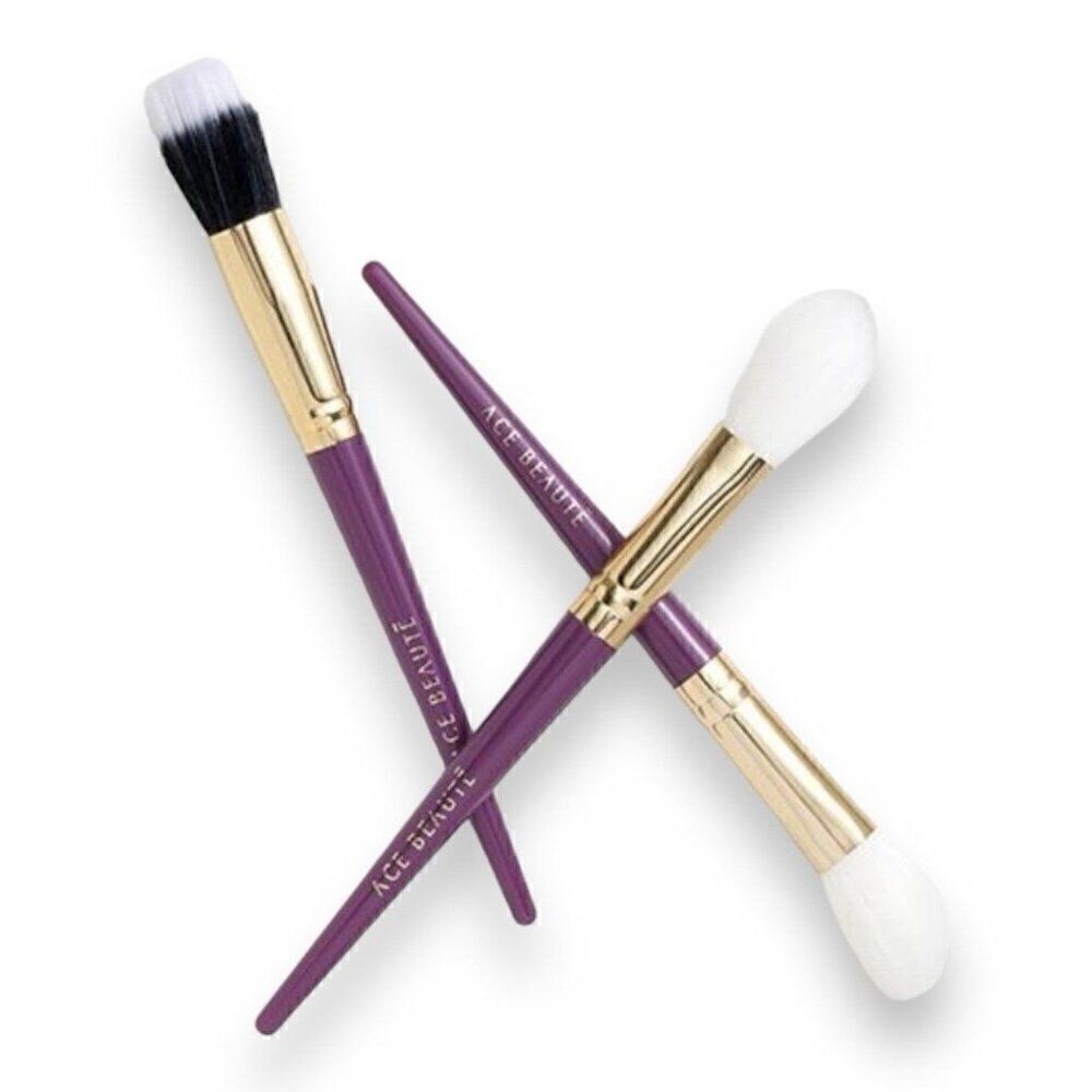 Ace Beaute 3 Piece Face Brush Set